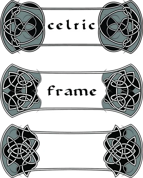 Cadre Style Celtique — Image vectorielle