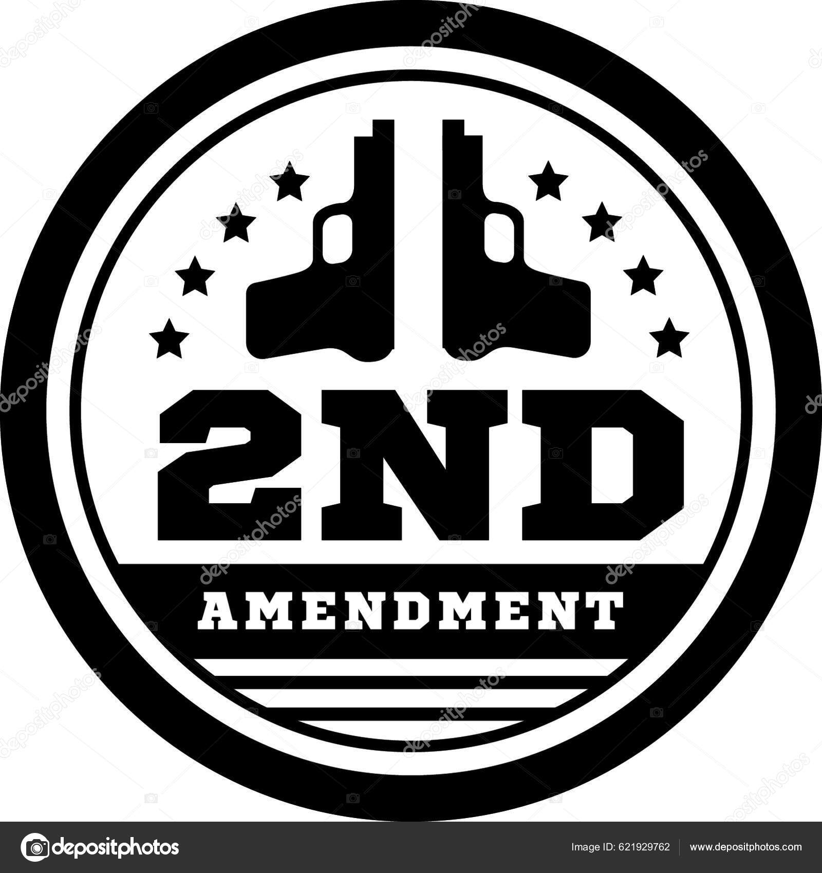 Segunda Enmienda Constitución Los Estados Unidos Para Permitir Posesión  Armas vector, gráfico vectorial © YAY_Images imagen #621929762