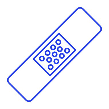 Bandaj, basit vektör illüstrasyonu 