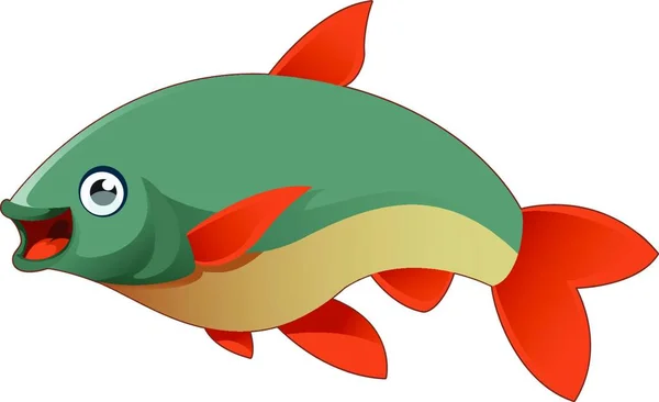 Cartoon Fish Vector Illustration — Stock Vector