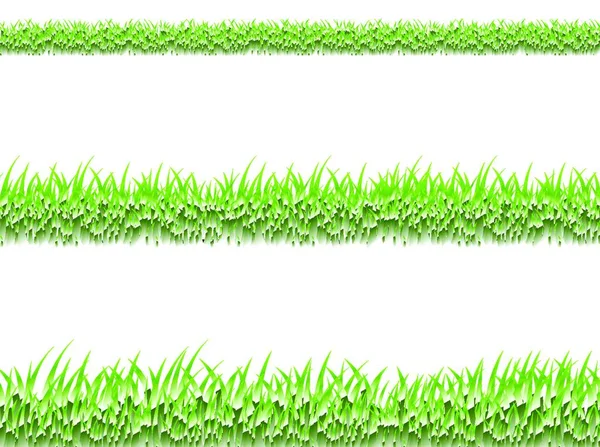 Grass Border Vector Illustration — vektorikuva