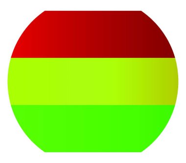 Bolivya bayrağı, vektör illüstrasyonu basit tasarım