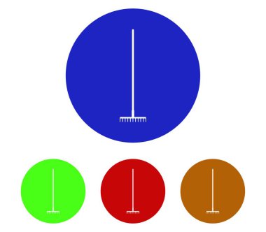 tırmık simgeleri, vektör illüstrasyonu basit tasarım