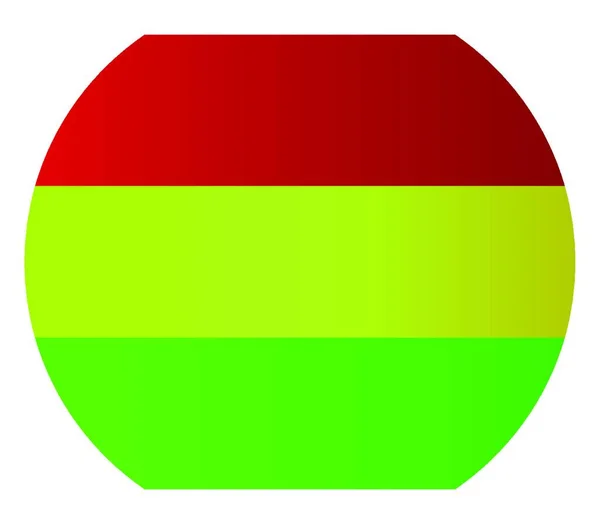 Bandera Bolivia Ilustración Vectorial Diseño Simple — Archivo Imágenes Vectoriales