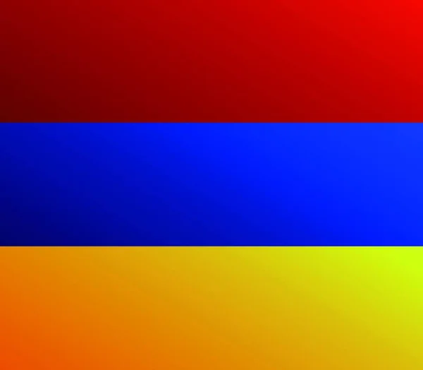 亚美尼亚国旗 矢量图解简易设计 — 图库矢量图片