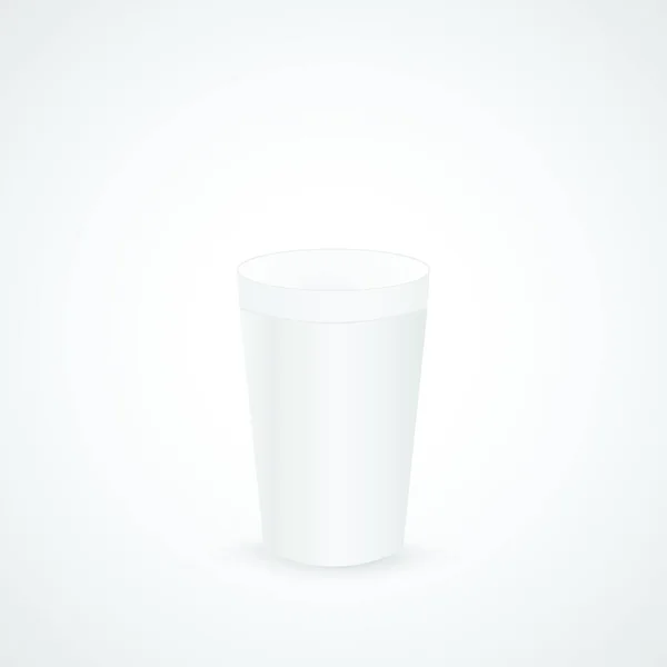 発泡スチロールカップのイラスト — ストックベクタ