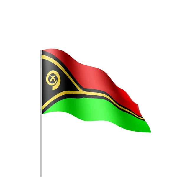 Vanuatu Zászló Vektoros Illusztráció — Stock Vector