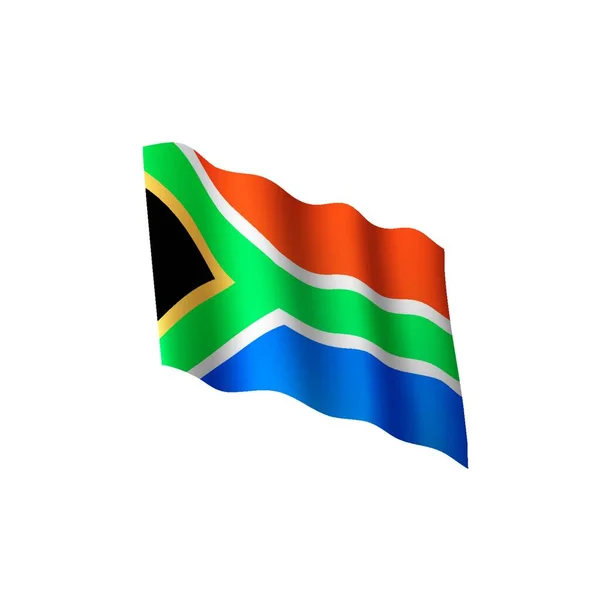 Bandera Sudáfrica Ilustración Vectorial — Vector de stock