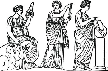 Kader siyah ve beyaz vintage vektör çizimi