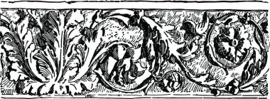 Rinceau, yuvarlak bir kök klasiği içeren bir grup tasarımıdır.