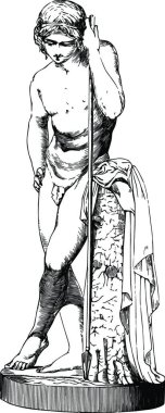 Narcissus Heykeli Yunan Mitolojik Kahramanı