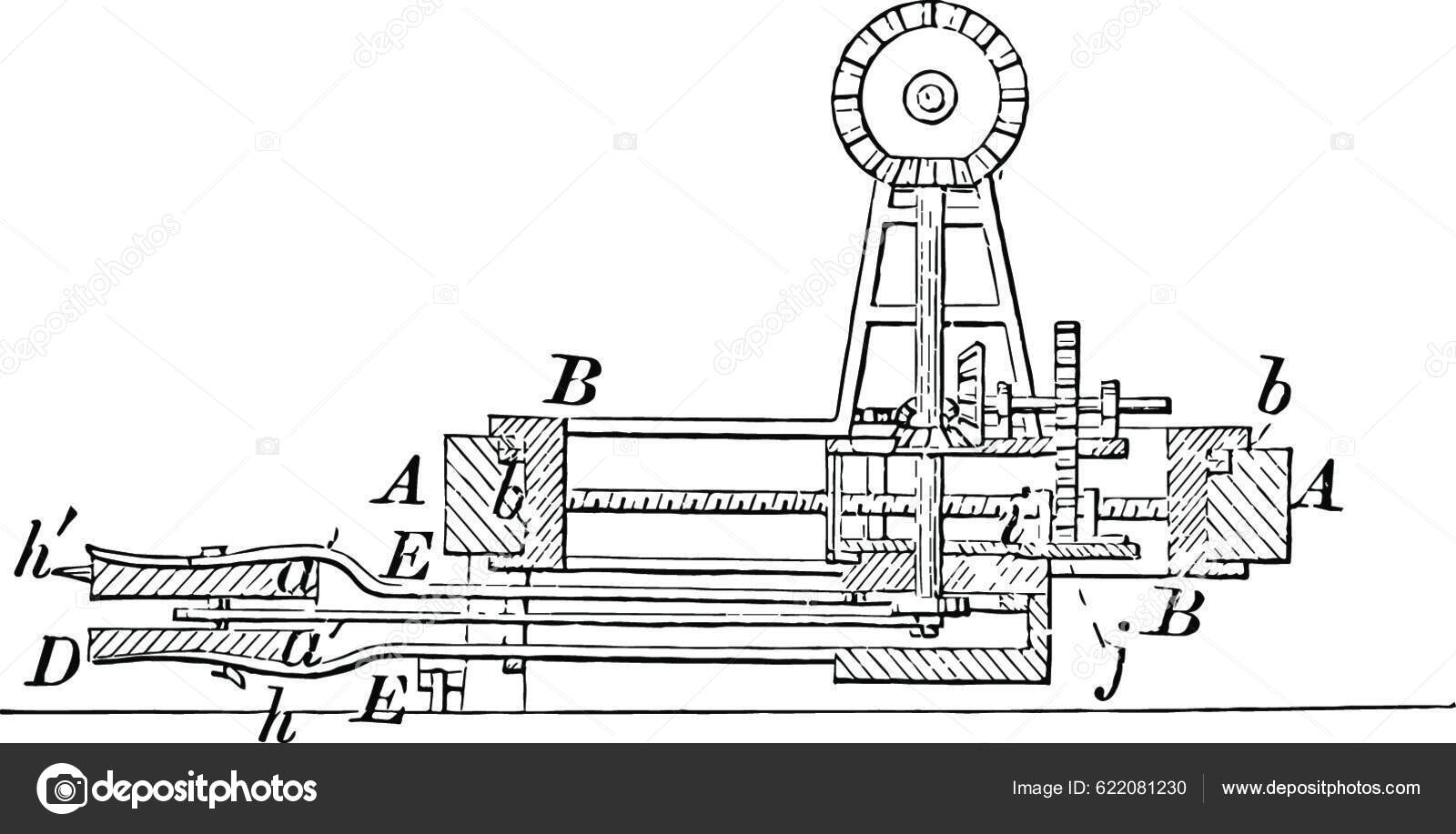 Pen Rack House Pens Vintage Engraving Stock Vector by ©YAY_Images 622081230