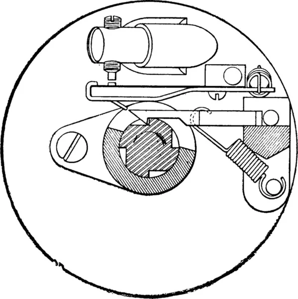 Interruptor Ilustración Vectorial Simple Grabado — Archivo Imágenes Vectoriales
