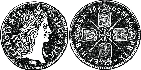 Moneta Gwinejska Ryta Prosta Ilustracja Wektora — Wektor stockowy