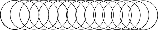 Lingkaran Terukir Gambar Gambar Vektor Sederhana - Stok Vektor