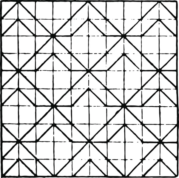 Tessellation Gravierte Einfache Vektorillustration — Stockvektor