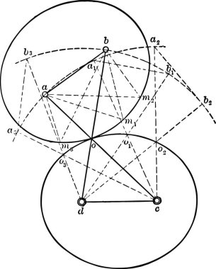 Centroid, oymalı basit vektör illüstrasyonu