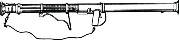 Bazooka Gravierte Einfache Vektorillustration — Stockvektor