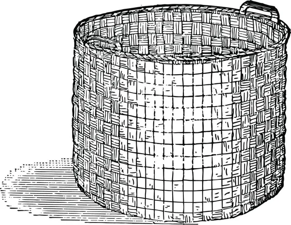 Bushel Illustration Vectorielle Simple Gravée — Image vectorielle
