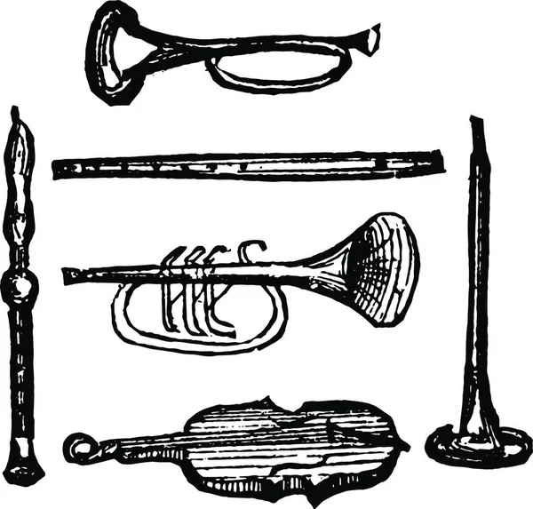 Instrumento Música Gravada Ilustração Vetorial Simples — Vetor de Stock