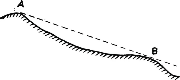 Konkave Schwarz Weiß Vektorillustration — Stockvektor