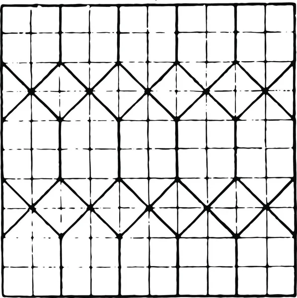 Tessellation Rytá Jednoduchá Vektorová Ilustrace — Stockový vektor