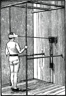 Dizgin, oymalı basit vektör illüstrasyonu