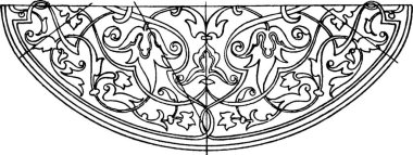 Kapağın ortasındaki Kitap Kapağı Eliptik Paneli