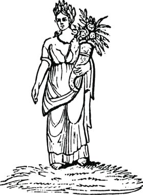 Victoria, basit bir vektör çizimi