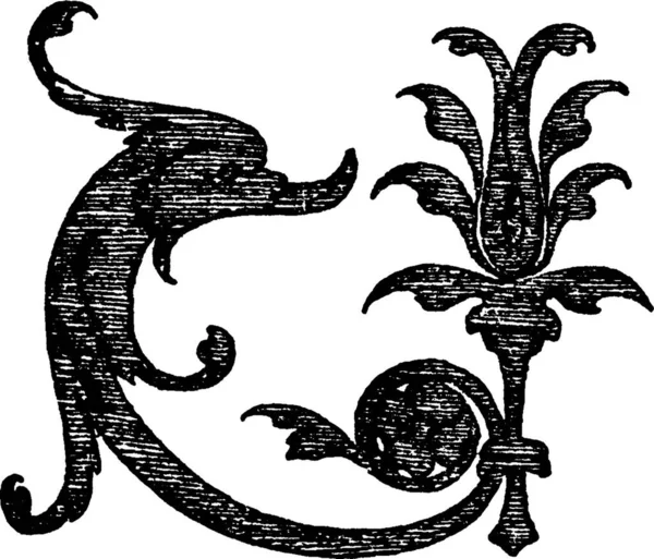 Дельфін Майоліка Плитка Вигравірувана Проста Векторні Ілюстрації — стоковий вектор