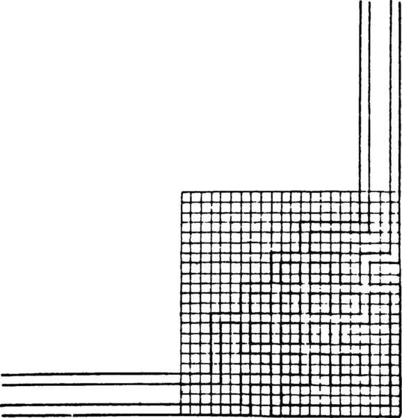 角边框 交错带简单模式 — 图库矢量图片