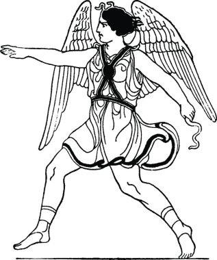 Öfke siyah ve beyaz vintage vektör çizimi