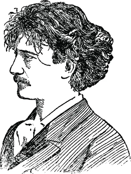 Paderewski Vektor Illustration — Stockvektor