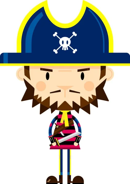 Cute Cartoon Pirate Captain Vector De Stock Por ©yay Images 622207890