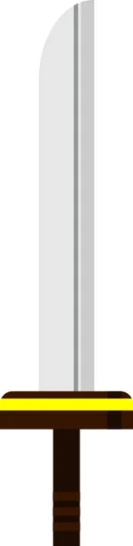 Illustration Vectorielle Moderne Épée Bande Dessinée — Image vectorielle