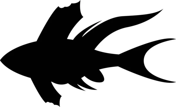 熱帯魚のベクトル図 — ストックベクタ