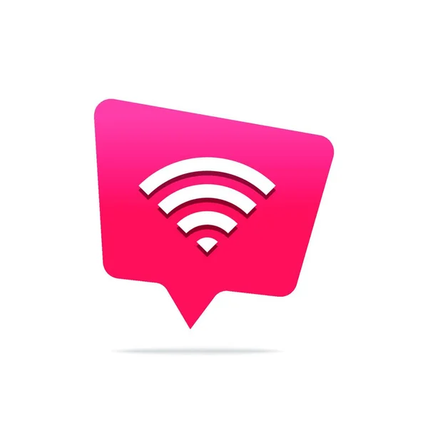 Wifi Signal Symbol Icon Wireless Network Symbol Wifi Icon — Image vectorielle