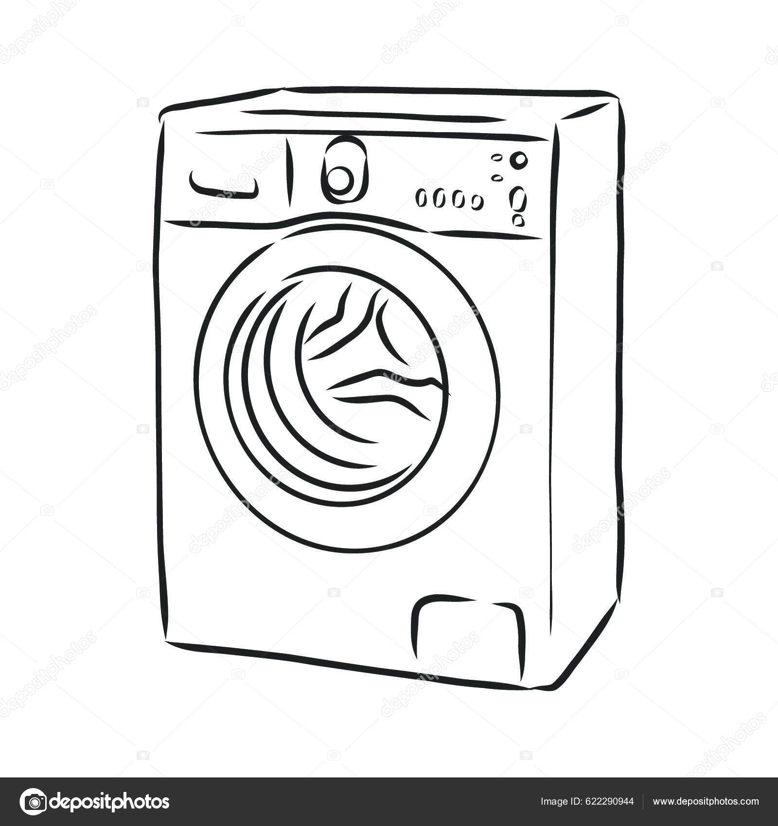 361 Washing Machine Drawing Stock Photos, High-Res Pictures, and Images -  Getty Images