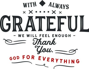 Minnettar alıntılarla, vektör illüstrasyonu basit tasarım