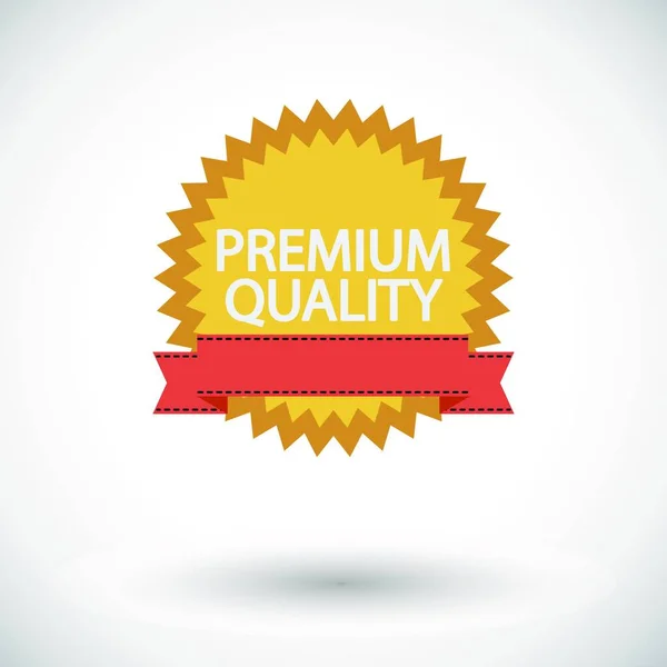 Icono Calidad Premium Ilustración Vectorial Diseño Simple — Vector de stock