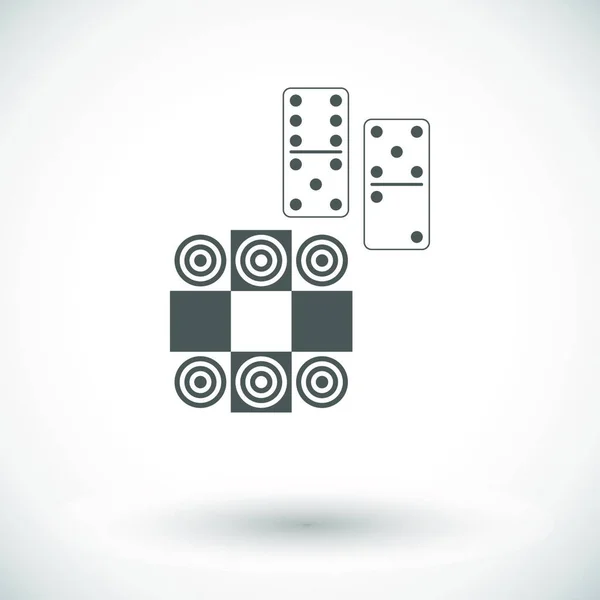 Επιτραπέζια Παιχνίδια Διανυσματική Απεικόνιση Απλό Σχέδιο — Διανυσματικό Αρχείο