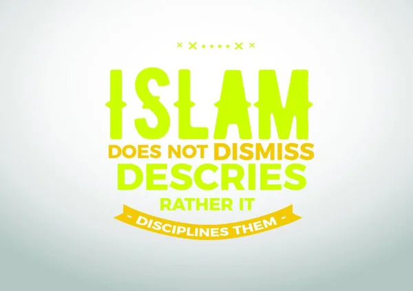 Kutipan Islam Gambar Vektor Desain Sederhana - Stok Vektor