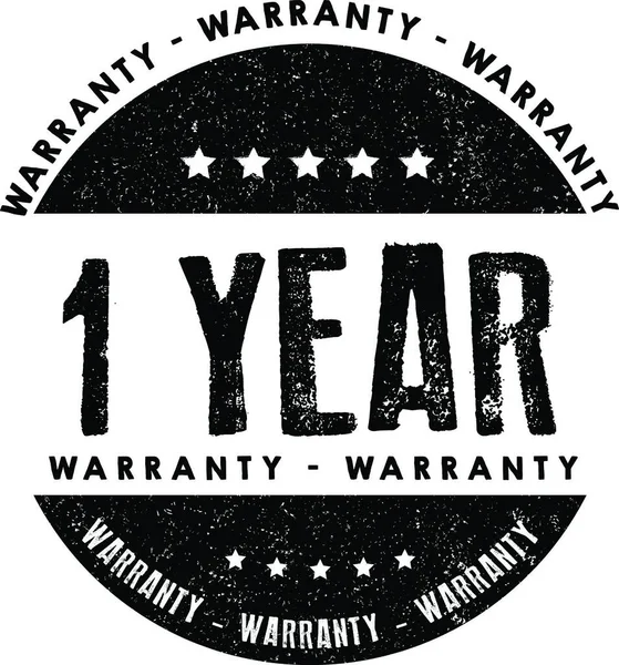 Year Warranty Vector Illustration Simple Design — Stock Vector