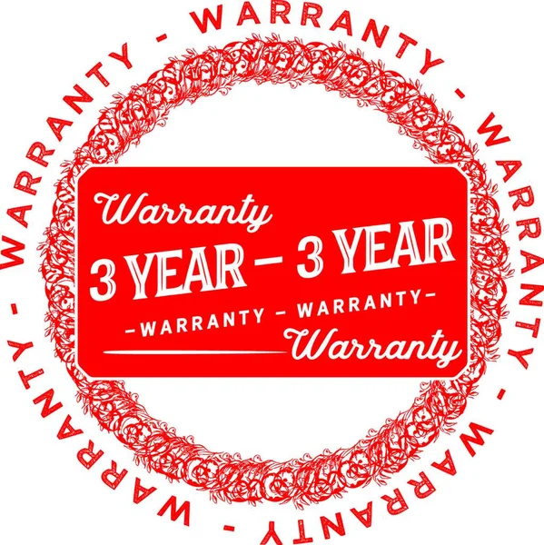 Years Warranty Illustration — Stock Vector