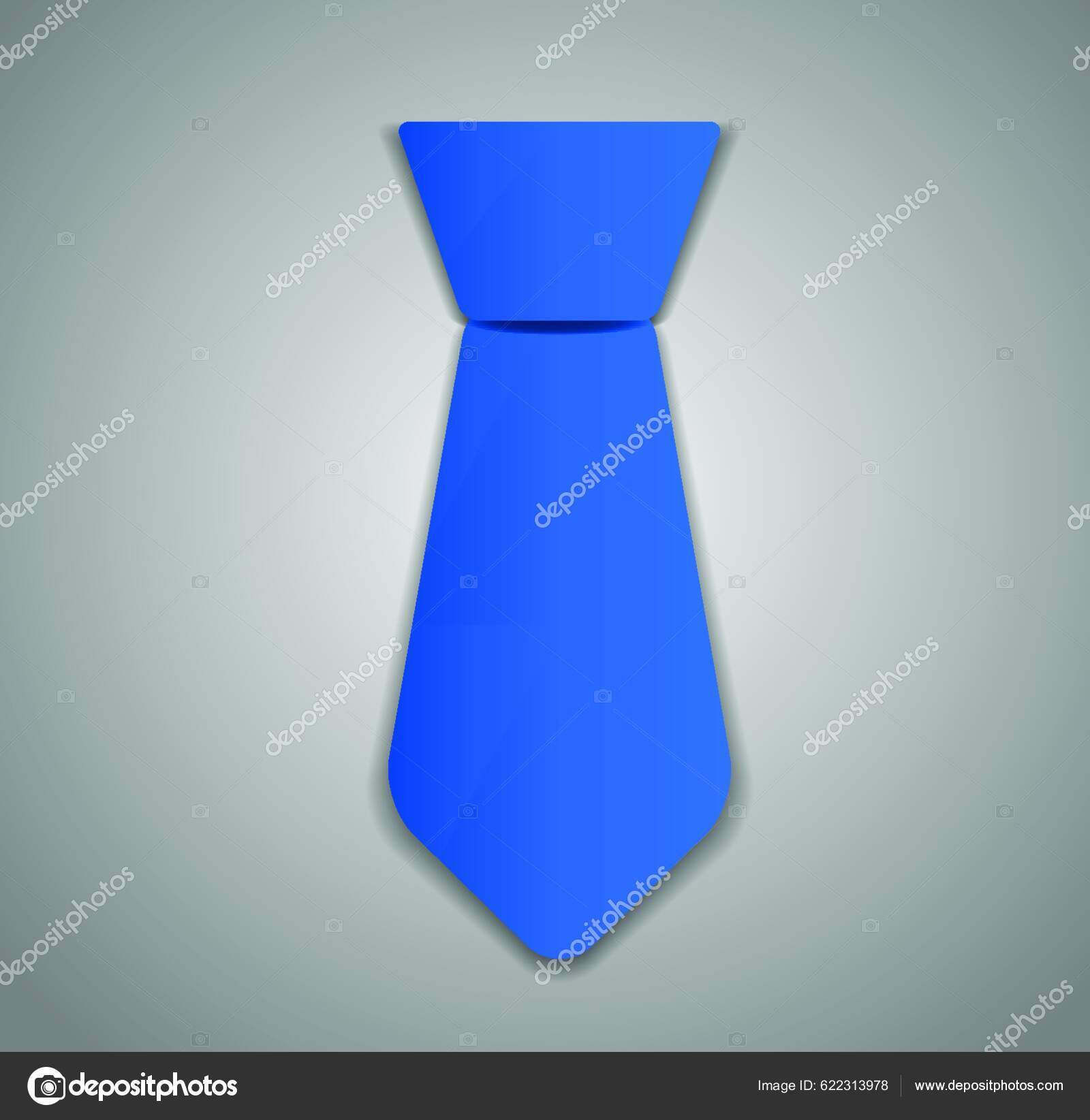 Necktie Vector Illustration Vector Illustration Simple Design Stock ...