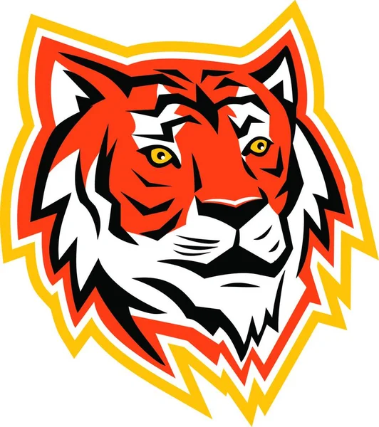 Bengal Tiger Head Mascot —  Vetores de Stock