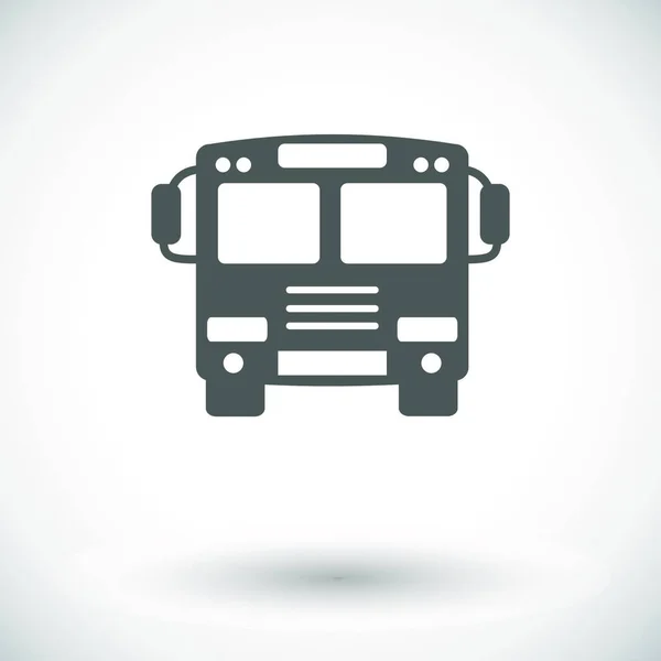 Bus Icon Vector Illustration Simple Design — Stock Vector