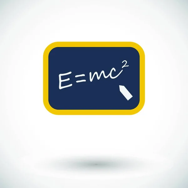 Einstein Formula Icon Vector Illustration Simple Design — Stock Vector