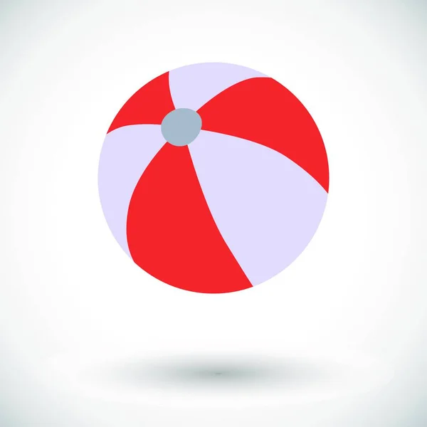 Beachball Symbol Vektor Illustration — Stockvektor