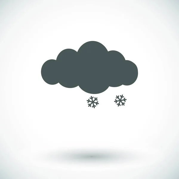 Snow Icon Icon Vector Illustration — Stock Vector